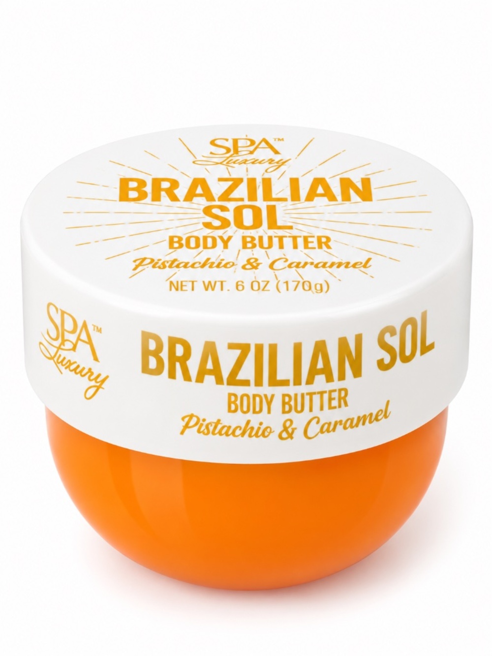 Brazilian Sol Body Butter Pistachio Caramel 6 oz NWT Spa Luxury